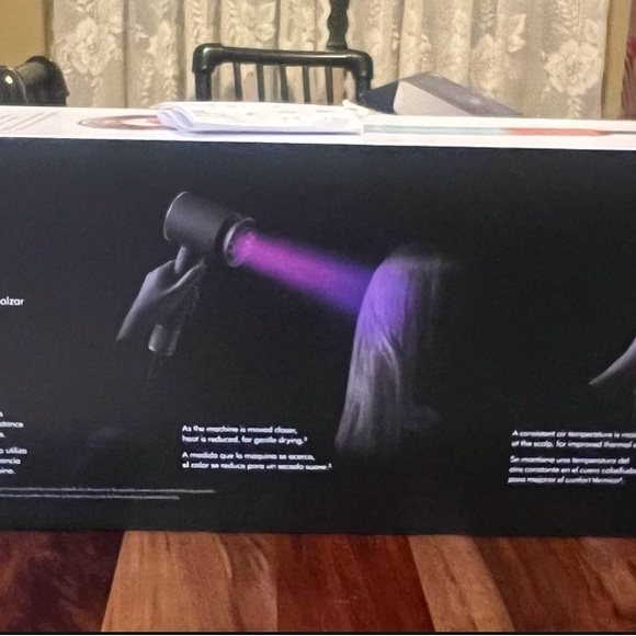 New, sealed in the box Supersonic  Nural Hair Dryer . - Picture 3 of 3